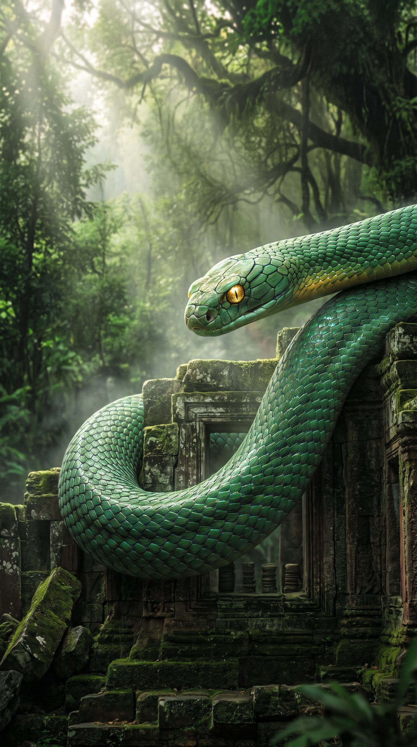 Emerald Cobra Wallpaper